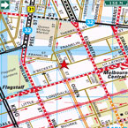 Map of A'Beckett St Car Park